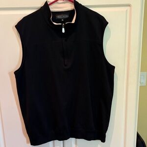 Pebble Beach Black Pullover with Cream Inner Collar